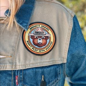 Levi’s denim jacket, national parks themed